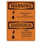 Signmission OSHA, Underground Cable Call Before Bilingual, 24in X 18in Rigid Plastic, 18" W, 24" L, Landscape OS-WS-P-1824-L-12855 - alternate 1
